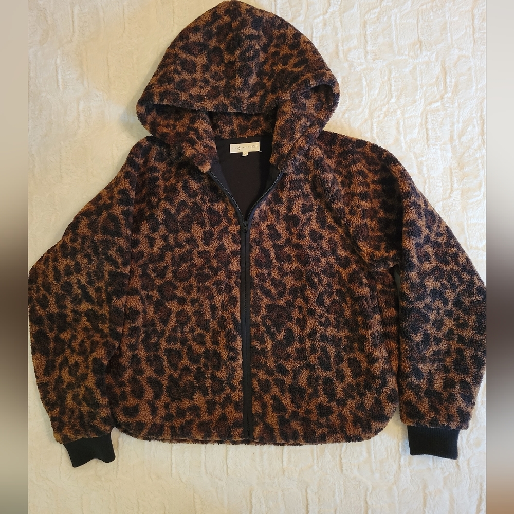 Lou & Grey by Loft, leopard print jacket